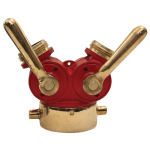 1/4 Turn Plug Type Wye Valve (Fire Hose Fitting) 1/4 Turn Plug Type Wye Valve (Fire Hose Fitting)