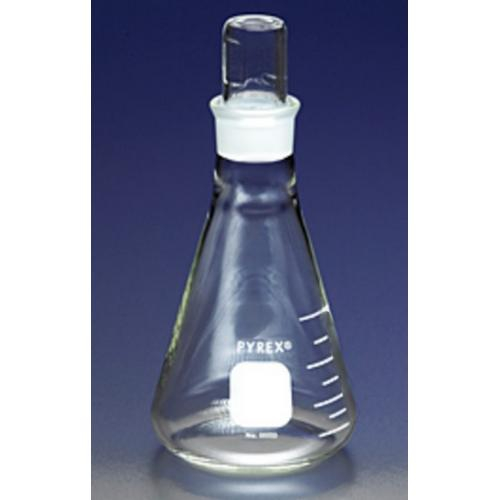 Case of 12 Corning Pyrex Vista Borosilicate Glass Narrow Mouth Erlenmeyer Flasks with Heavy Duty Rim 500ml Capacity