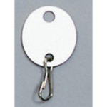 1-20 Numbered White Key Tag with Hook