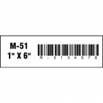 1" x 6" Magnetic Label Holder 6 Inch_noscript