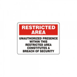 Sign "Unauthorized Presence Within This ..."_noscript
