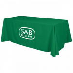 8' Green Table Throw Cover_noscript