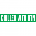 1" x 54 ft. Roll Tape Pipe Marker "Chilled Wtr Rtn"_noscript