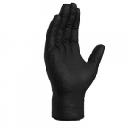 Gloveworks Medium Black Heavy Duty Nitrile Gloves_noscript
