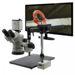SPZV-50 Stereo Zoom Microscope on Ultra Glide Stand_noscript