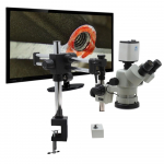 SPZV-50 Stereo Zoom Microscope on DABS Stand_noscript