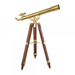 Anchormaster Brass Telescope w/ Mahogany Tripod_noscript