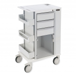 Rolling Storage Cart with 5" Casters_noscript