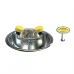 Deck-Mounted Eye/Face Wash Unit, Stainless Steel Bowl_noscript