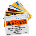 3.5" x 5" Polyester Assorted Lean Labels_noscript
