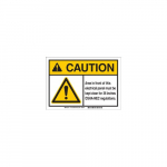 "Caution Area in Front of this" Sign_noscript