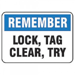 141351 "Lock, Tag, Clear, Try" Label_noscript