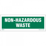 141370 3.5 x 10" "Non-Hazardous Waste" Paper Label_noscript