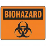 "Biohazard" Polyester Safety Label_noscript