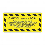 "Caution Contains PCBs" Chemical Label_noscript