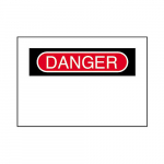 10" x 14" Aluminum Danger Sign_noscript