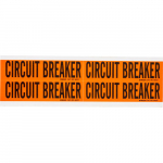 1.125" x 4.125" Label "Circuit Breaker", Cloth_noscript