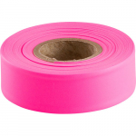 1-3/16" x 150' Fluorescent Pink Plastic Flagging Tape_noscript