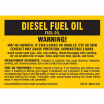 141619 3.5" x 5" "Diesel Fluid Oil" Label_noscript