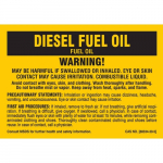 141620 7" x 10" "Diesel Fluid Oil" Label_noscript