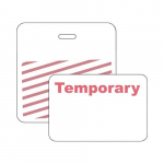 2-Part, 1-Day Td Badge w/ Legend: Temporary_noscript