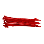 0.14" x 8" Red Nylon Valve Tag Cable Tie_noscript