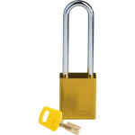 150285 Aluminum Lockout Padlock, Yellow_noscript