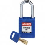 150251 Nylon Lockout Padlock, Blue_noscript