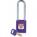 150233 Nylon Lockout Padlock, Purple_noscript