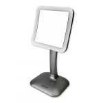1.6x Square LED Lighted Mirror with Stand_noscript