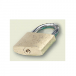 Padlock with Key for Monitor Well Locking Plug
