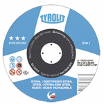 34163161 Tyrolit Premium Wheel, 0.060" x 7/8"_noscript