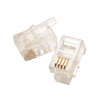 4P4C Stranded Wire Flat Cable Modular Plug_noscript