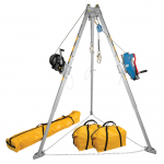 8' Tripod Kit with Winch, 3-way SRL-R and Storage Bags_noscript