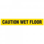 "Caution Wet Floor" Barricade Barricade Tape_noscript