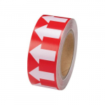 1" x 108' Red/White Directional Arrow Tape_noscript