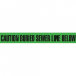 PrimeGuard Tape: "Buried Sewer Line Below"_noscript
