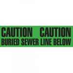 PrimeGuard Tape: "Buried Sewer Line Below"_noscript