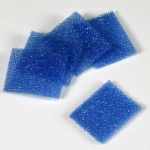Biopsy Sponges for Cassettes, Foam, Blue, 30.2x25.4x2mm_noscript