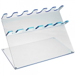 6-Place Blue Acrylic Pipettor Station