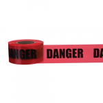 3" x 1000' 2 Mils "Danger" Red Barricade Tape