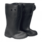 16" Black Over-Shoe Boots - Size 8_noscript