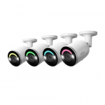 4K Smart Security Bullet IP Wired Cameras, 4 Packs_noscript