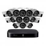 16 Channel Security System with 16 Cameras, 2 TB HDD