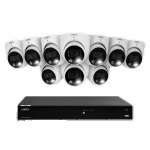 16-Channel 3TB NVR System with 10 Dome Cameras_noscript