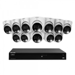 16-Channel 3TB NVR System with 12 Dome Cameras_noscript