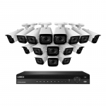 16-Channel NVR System with 16 White IP Cameras_noscript