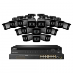 32-Channel NVR System with Sixteen 4K IP Cameras