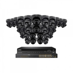 32-Channel NVR System, 28 Dome Camera, Black_noscript