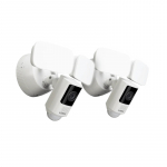 2K Wired Floodlight Camera, White, Pack of 2 pcs_noscript